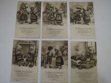 LOT DE 6 CARTES POSTALES