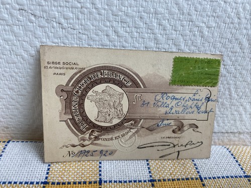 Ancienne carte touring - carte, club