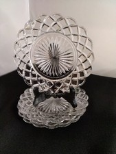 3 Assiettes Dessert Cristal