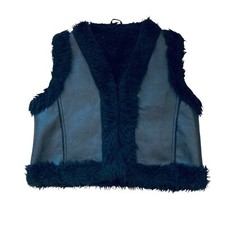 Penny Lane Black Faux Suede