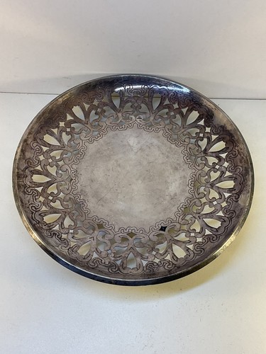 Plat métal argenté - plat,