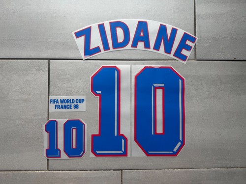 Flocage zidane france 98 - zidane,