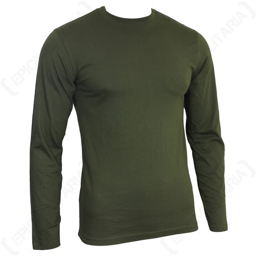 Manches longues olive - olive, t-shirt