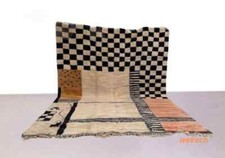 Tapis marocain unique marron