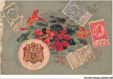 CAR-ABFP1-0025-BELGIQUE - fleurs.timbres