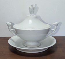 Bonbonnière Soupière Limoges France Style 1er Empire Aigle Impérial Napoléon 