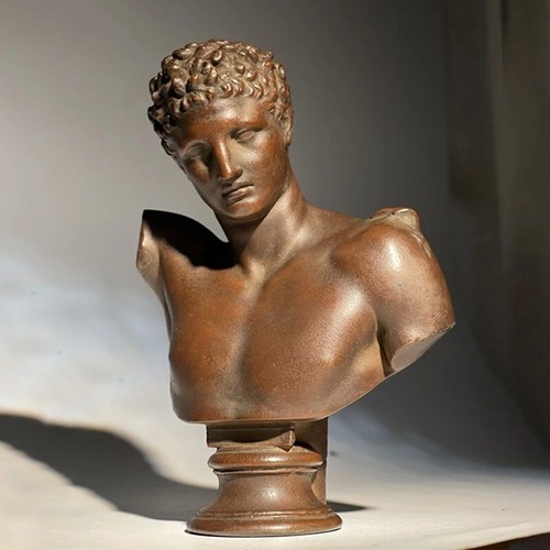 Sculpture hermès bronze - en,
