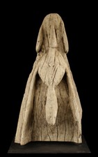 Proue de pirogue, canoe prow, murik lakes area, papua new guinea