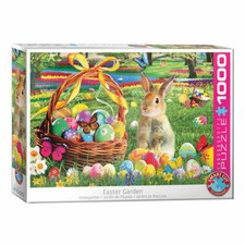 Eurographics Puzzle Jardin de Pâques, Lapin de Pâques, Pâques, 1000 pièces, 6...