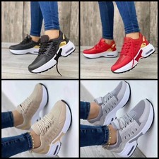 sneakers femme chaussure basket compensée rouge été lacet tendance bulle style