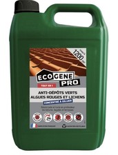 Anti dépôts verts mousses lichens algues rouges curatif préventif 1200M² tous su