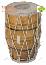Musical Corde Handmade Dholak Folk Traditionnel Musical Instrument Avec Housse