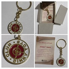 Porte Clé Édition Atlas Club Dinky Toys Car Key Chain Dans Son Carton Insigne