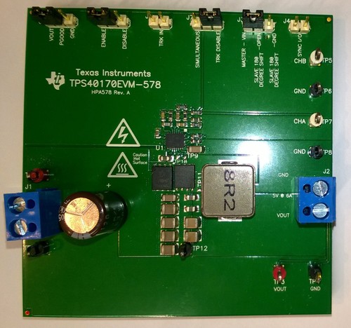 Tps40170evm alimentation à - tps40170evm,,