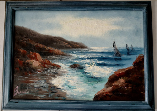 Tableau peinture sur - , toile