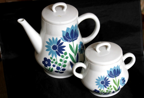Cafetière sucrier vintage - cafetière,