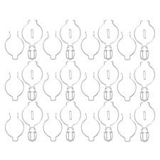  12 Pcs Joint Bocaux Pince À