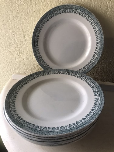 Anciennes assiettes plates - 8,