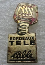 Pin's Bordeaux Télé Câble poste TV #A3