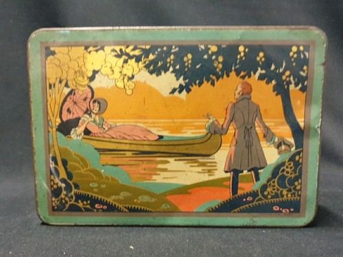 Ancienne boite tole litho - boite,