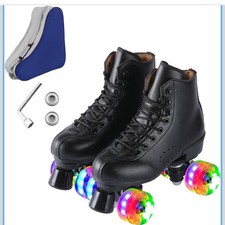 Black roller skates With Light