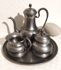 service à thé café étain