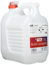 Bidon avec Robinet 5L, Blanc