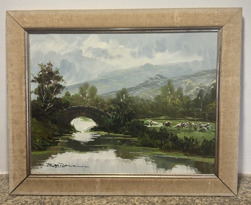 Paysage rivière pont - pont, de