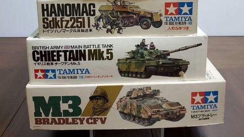 Tamiya tank set of 3 - tank,