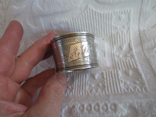 Ancien rond serviette - de, en