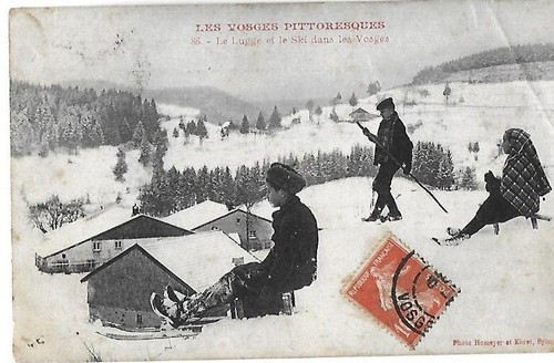 Cpa carte postale ancienne les - postale,