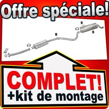 Ligne pot d'échappement pour PEUGEOT 206 CC 1.6 16V 2000-2005 +Tuyau Silencieux