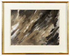 PIERRE PATUREAU (1924-2020) SUPERBE PEINTURE PAYSAGE ET LUMIERE SIGNEE (25)