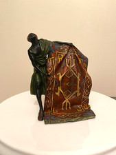 Sculpture en bronze coloré