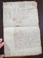 PARCHEMIN ANCIEN 1783