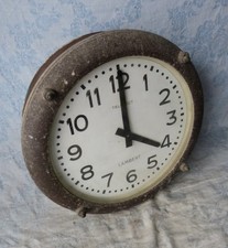 #Horlogerie Vintage# Type Indus. / Usine /Gare... Horloge Lambert Telesect