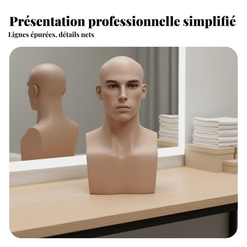 Tête mannequin homme - tête,
