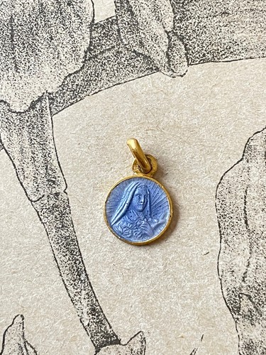 Ancien pendentif médaille - ancien,