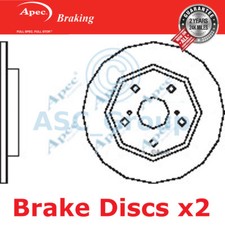 2x Apec BRAKING 270mm Uni OE