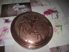 boite en cuivre décor