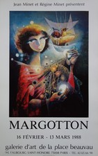 René MARGOTTON : L'Astrologue, Affiche originale d'époque