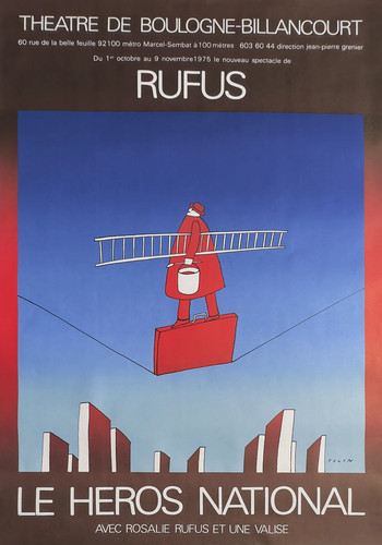 Jean michel folon affiche - michel,