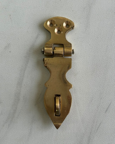 Ancien loquet laiton coffre - ancien, en