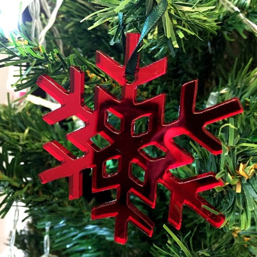 Cristal flocon neige sapin - flocon, de