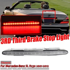 3eme Feu Stop LED Arriere Hayon Central Pour Mercedes Benz SL R230 2001-12 Blanc