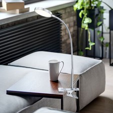 Lampe De Lecture À Pince LED Argentée Pour Le Salon