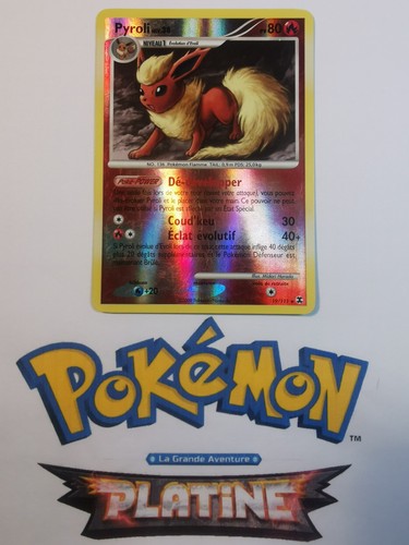 Carte pokémon pyroli reverse - carte,