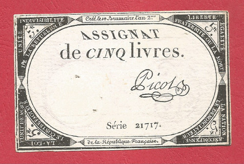 Assignat livres brumaire - assignat, 10