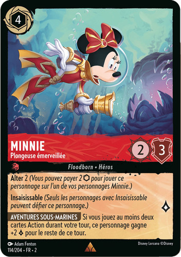 Minnie mouse plongeuse - -,