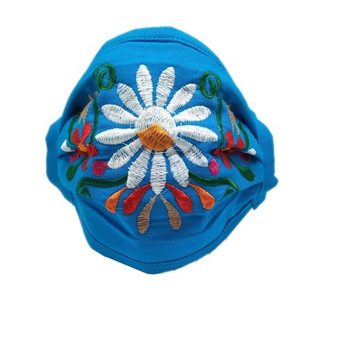 Face mask mexican - face, embroidered